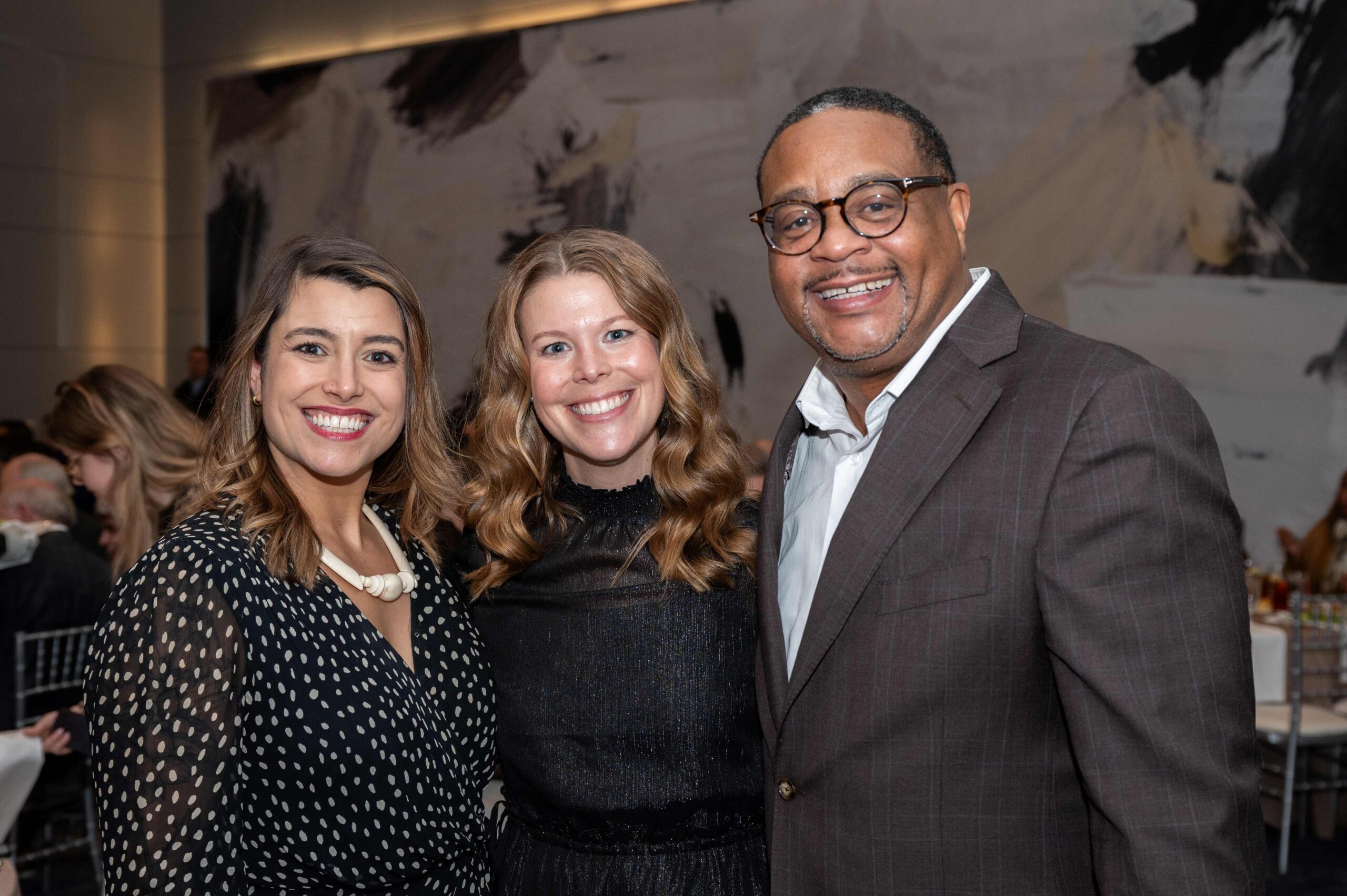 2024 LPInc. Champagne Lunch speakers left to right: Allegheny County Executive Sara Innamorato Jenn Beer, LDI XVII, YALP IV – Leadership Pittsburgh Inc. President and CEO City of Pittsburgh Mayor Ed Gainey